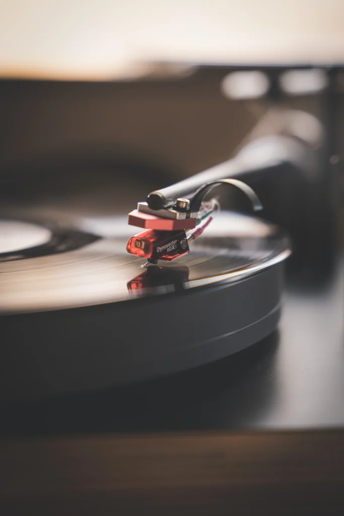 skivspelare närbild